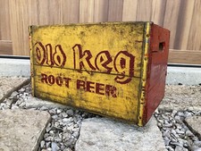 Rare Vintage Wooden Soda Crate Old Keg Root Beer Wood Box Reading Pennsylvania?