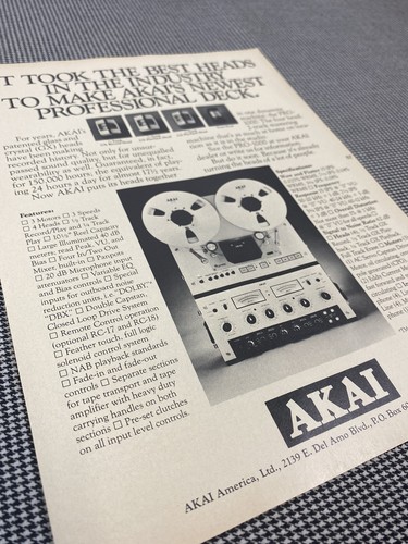 Akai pro 1000 deck - akai, pro-1000