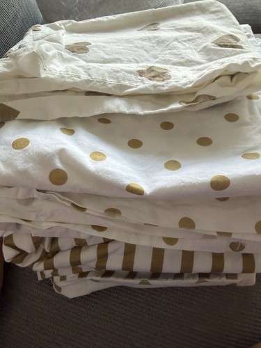 Queen gold metallic dot - metallic,