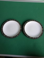 2 x Denby Jet Stripes Tea Side
