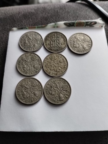 Collectable british sixpence - collectable,