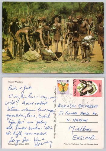C43011 masai warriors kenya - warriors,