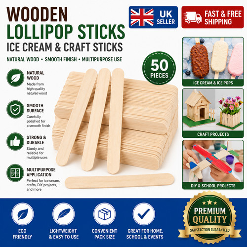 Wooden lollipop sticks - lollipop, lolly