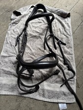 Shires Velociti Rapida Bridle Full Size Drop Noseband, Havanna