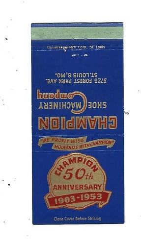 Champion shoe machinery - co.,