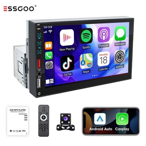 Single din car stereo - din,