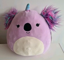 Squishmallow Bethany The Koala Unicorn Purple Plush Soft Toy with Tags