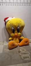 Looney Tunes Large Tweety Pie With santa Hat Plush 18" christmas soft toy 