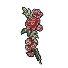 Large Floral Sew Iron on Patch