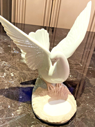 Vintage lladro porcelain - vintage, dove