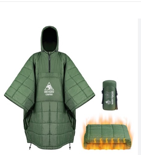 Onetigris camping warm poncho - warm,