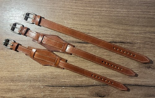 Lot 15mm brown - 12, leather