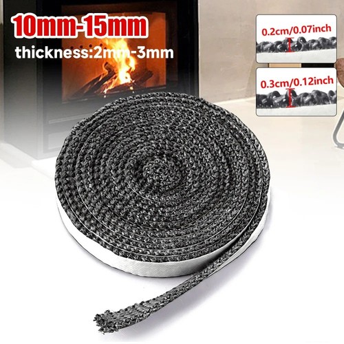 15mm fiberglass stove rope - 10/15mm,