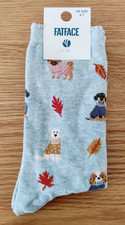 BNWT FAT FACE Ladies Dog Socks