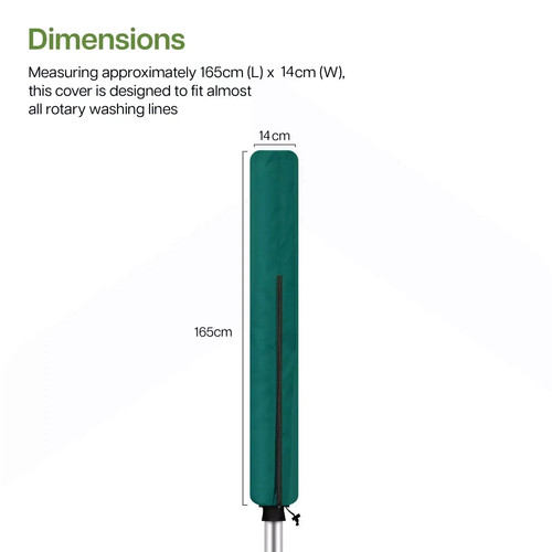Waterproof rotary washing line - waterproof,