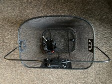 Front Bike Basket Shopping Durable Wire Mesh Detachable Bicycle Basket