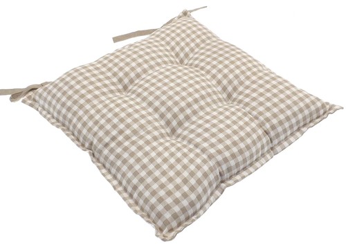 Gingham waterproof seat - gingham, pad