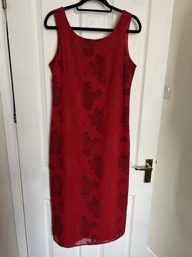Vintage bianco red floral - bianco,