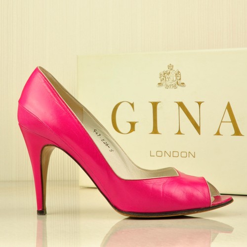 Gina 1980s pink leather - gina,