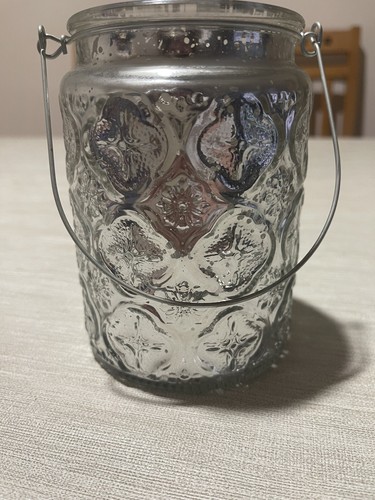 Crackled tealight holder - tealight,