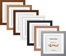 Square Photo Frame Black White