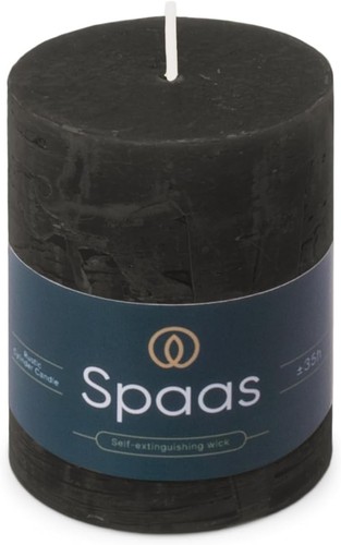 Quality black pillar - quality, candle