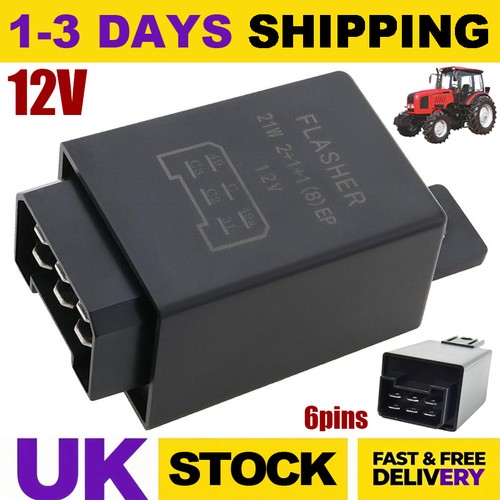 Flasher unit 12v - unit, 6pin