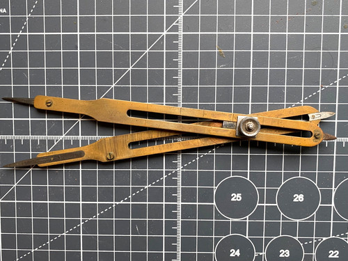 Vintage proportional dividers - vintage,