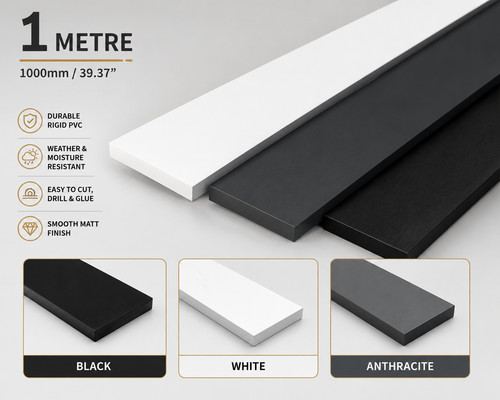Pvc flat bar strip rigid - flat,