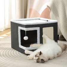 Large Cat Cube House Cosy
