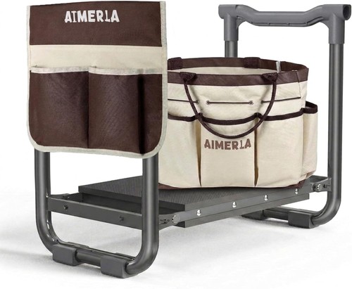 Foldable garden kneeler seat - foldable,