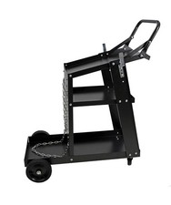 3 Tier Steel Welding Trolley With Wheels Storage Cart For MIG Plasma Machines