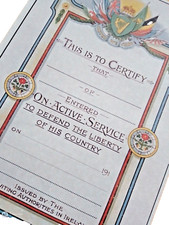 WW1 War Active Service