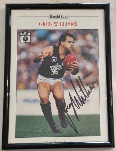 Greg williams signed - signed, a4