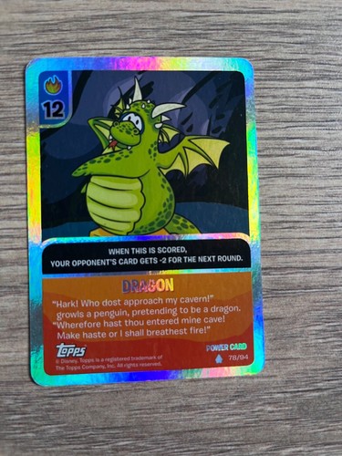 Topps disney club penguin card - topps,