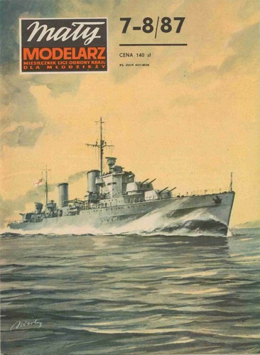 Card paper model - model, maly
