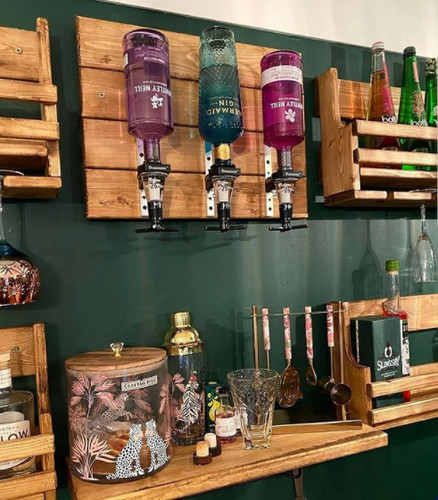 Home bar reclaimed wooden - bar,