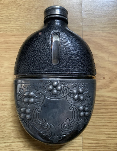 Antique leather covered - leather,
