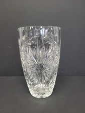 Heavy Cut Crystal Glass Flower