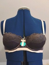 Bnwt Push Up Balconette Women's Bra 34a Debenhams Gorgeous Brown. Partial Tags