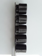 Snap On Vintage 1/2 Dr Shallow Impact Sockets large X5   1- 1/16 "to 1 -3/16"