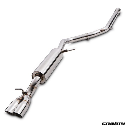 Stainless catback exhaust - stainless,