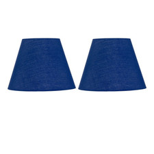 Set of 2 Modern Navy Blue 20cm