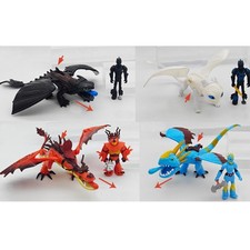 All Set How to Train Your Dragon Toothless Launch Light Fury Action Figure Toys