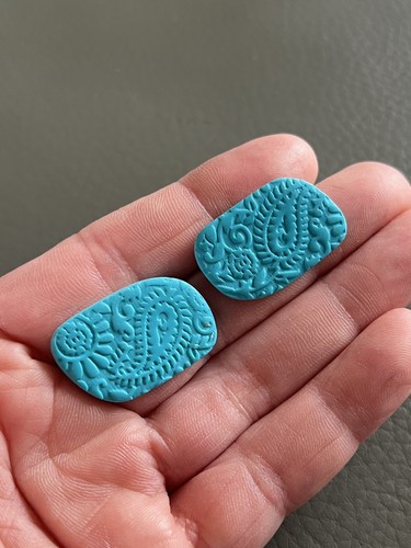 Handmade turquoise polymer - handmade,