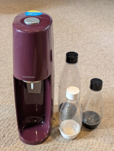 Soda stream spirit maroon - soda,