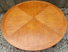 Mid Century Modern Stonehill Sunburst Round Coffee Table