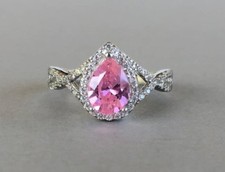 2ct Simulated Pink Sapphire