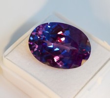 Buy 24 CT Color-Changing Alexandrite Gemstone Oval Cut Jewelry Loose Gemstone