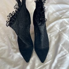 MOLLINI Black Suede Leather &